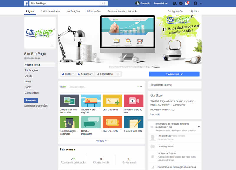 já tenho Facebook, preciso de um site? Criação de site Mooca